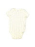 Carter's 100% Cotton Hearts Polka Dots Ivory Short Sleeve Onesie 3-6 MO / 6 MO - photo 1