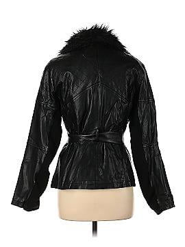 Attention Faux Leather Jacket (view 2)