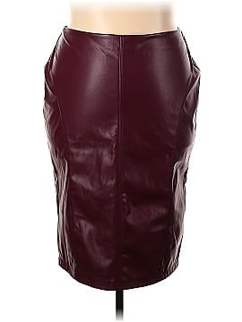 Simply Emma Faux Leather Skirt (view 1)