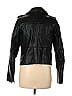 American Eagle Outfitters 100% Polyurethane Black Faux Leather Jacket Size L - photo 2