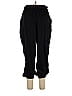 Express 100% Polyester Solid Black Casual Pants Size L - photo 2