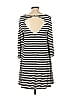 American Eagle Outfitters Stripes Black Casual Dress Size L - photo 2