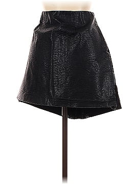 She + Sky Faux Leather Skirt (view 2)