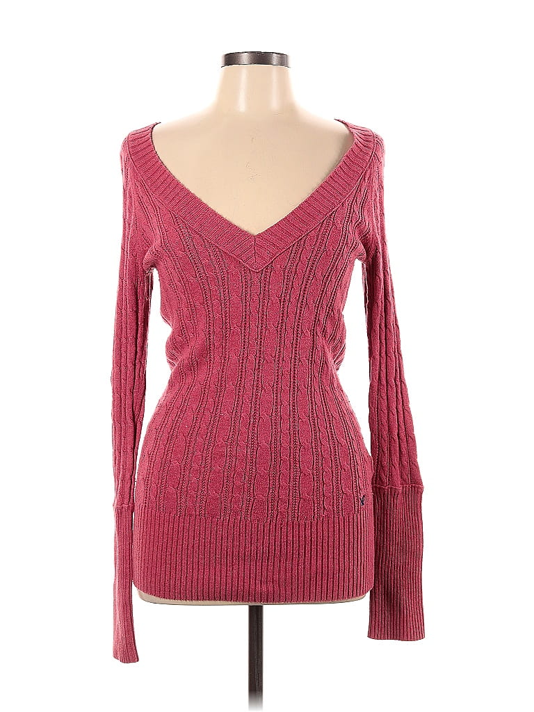 American Eagle Outfitters Pink Pullover Sweater Size L - photo 1