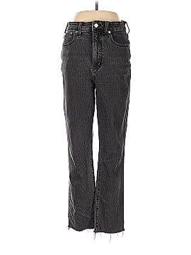 Madewell The Curvy Perfect Vintage Straight Jean in Lunar Wash (view 1)