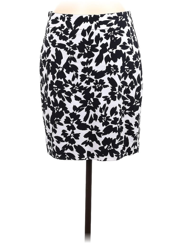 Pre-owned Ann Taylor Loft Formal Skirt In White