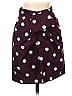 Zara 100% Polyester Polka Dots Burgundy Casual Skirt Size XS - photo 1