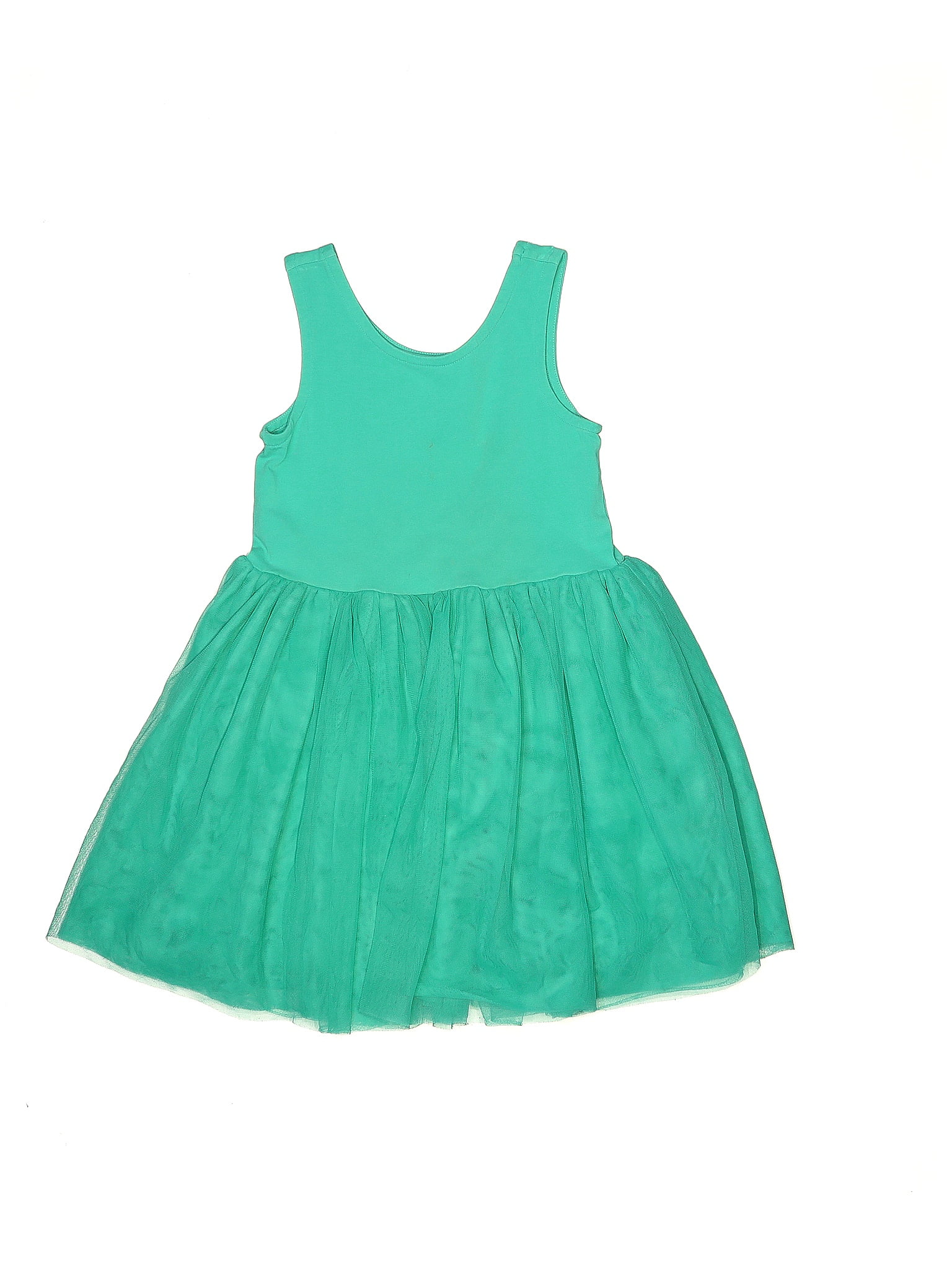 Hanna Andersson Solid Green Dress Size 120 (CM) - 53% off | ThredUp