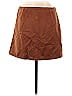 Glo Solid Brown Casual Skirt Size M - photo 2
