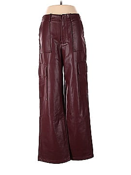 WAYF Faux Leather Pants (view 1)