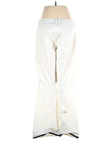 Burton 100% Polyester Ivory Casual Pants Size M - 70% off | ThredUp