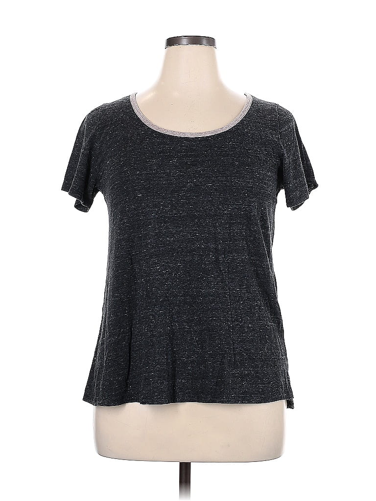 Lularoe Marled Tweed Gray Short Sleeve T-Shirt Size XL - photo 1