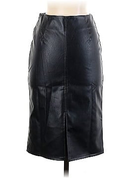 Olivia Mark Faux Leather Skirt (view 2)