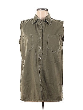 Northern Reflections Sleeveless Button-Down Shirt (view 1)