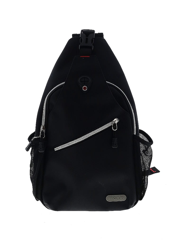 Mosiso Black Backpack One Size - photo 1