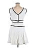 Bebe Grid White Casual Dress Size M - photo 2