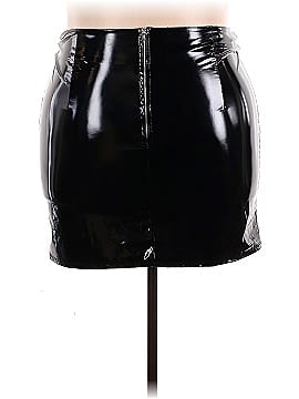 Fashion Nova Faux Leather Skirt (view 2)