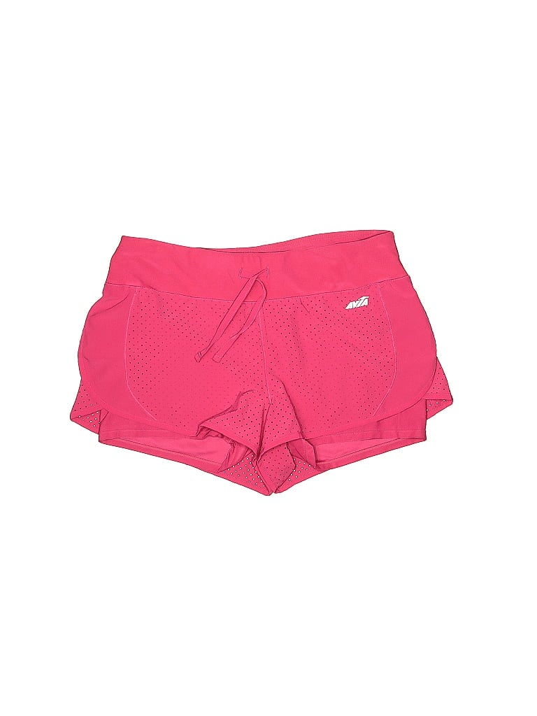 Avia Hearts Chevron Pink Athletic Shorts Size M - 0% off | ThredUp