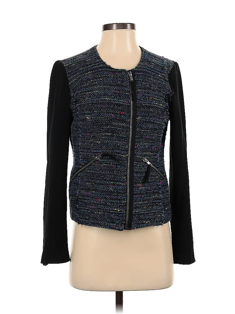 Ella Moss Marled Tweed Black Jacket Size S - photo 1