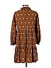 Madewell 100% Viscose Tortoise Hearts Brown Casual Dress Size XS - photo 2