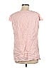 Ellen Tracy 100% Linen Pink Short Sleeve Blouse Size M - photo 2