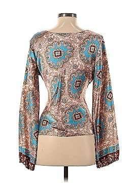 Plenty By Tracy Reese Long Sleeve Silk Top (view 2)