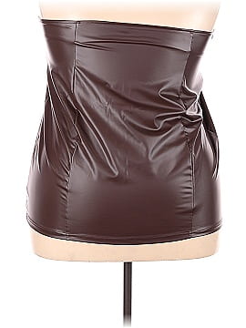 Shein Faux Leather Top (view 2)