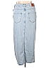 Zara 100% Cotton Blue Denim Skirt Size XL - photo 2