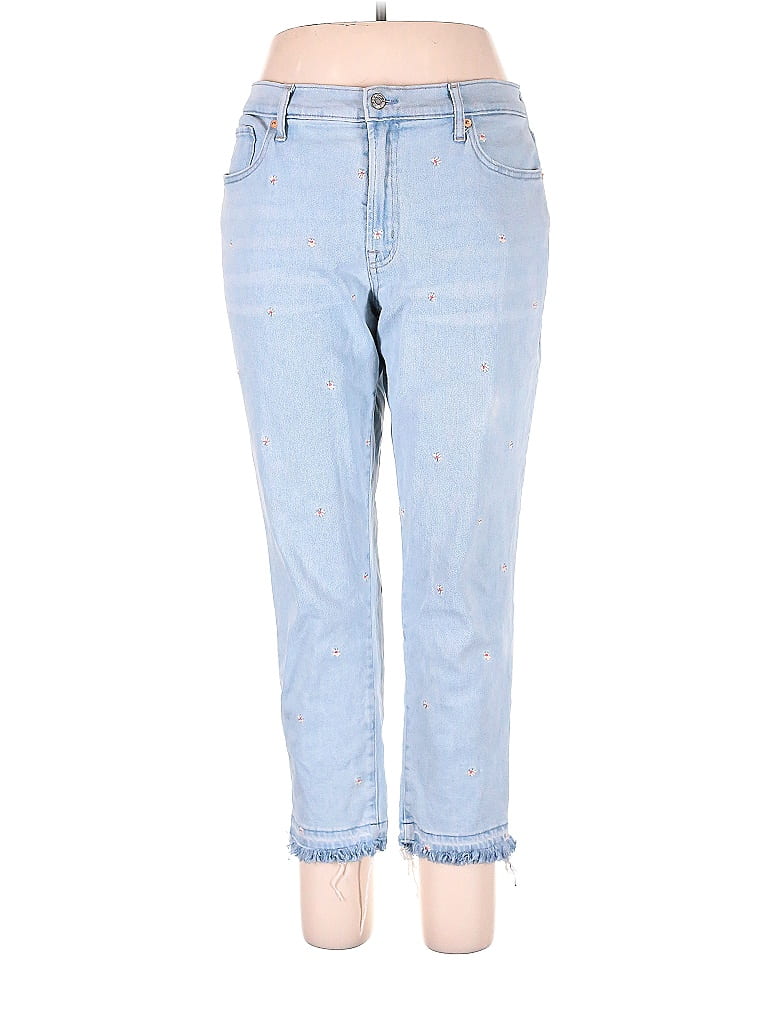 Jeans Bébé Baby Gap à Motif Floral Neuf Avec étiquette - Taille 6-12 Mois, Parfait Cadeau