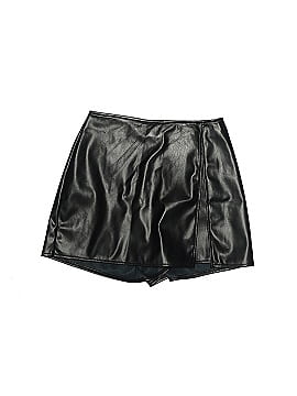 LA Hearts Faux Leather Skirt (view 1)