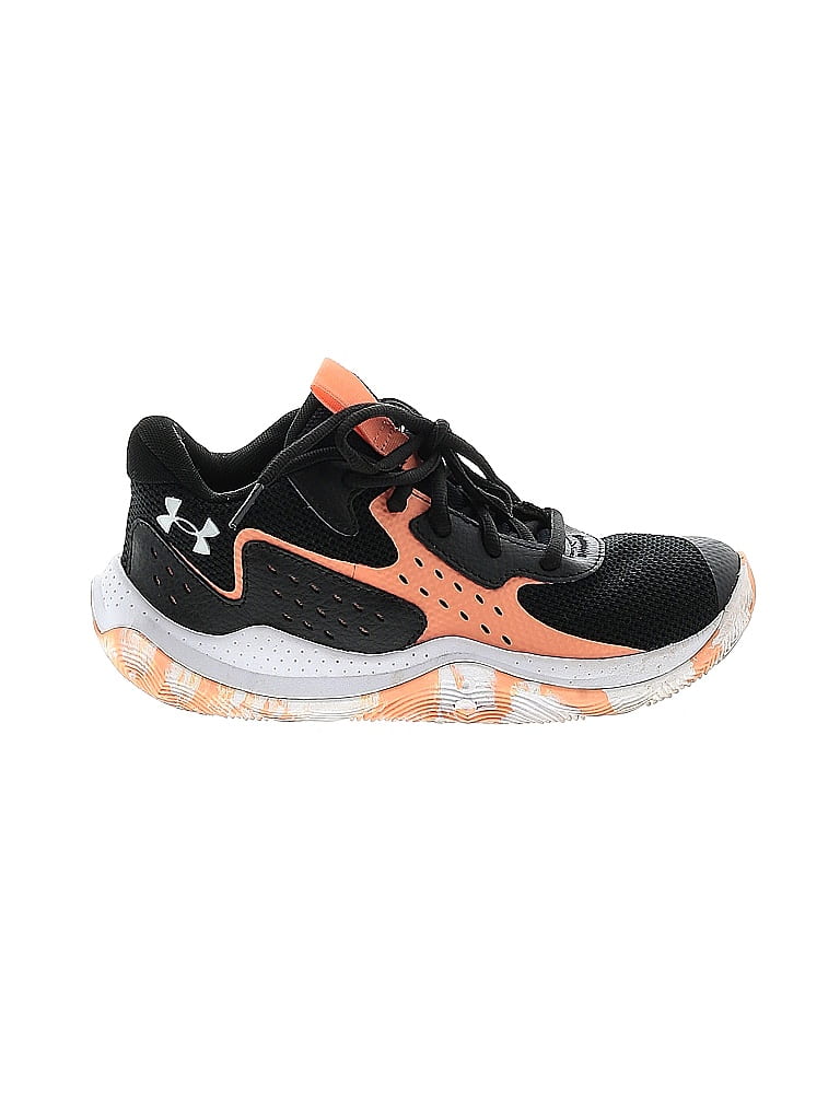Under Armour Orange Black Sneakers Size 2 1/2 - photo 1