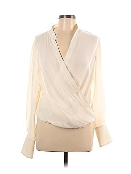 CH Carolina Herrera Long Sleeve Silk Top (view 1)