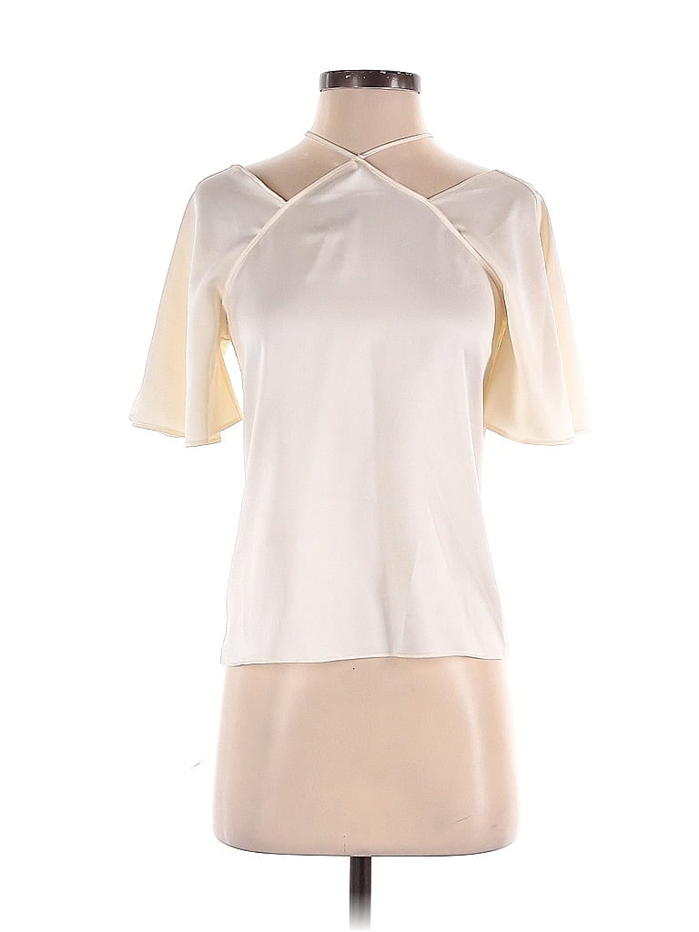 Cooper And Ella Ivory Short Sleeve Blouse Size Xs 84 Off Thredup