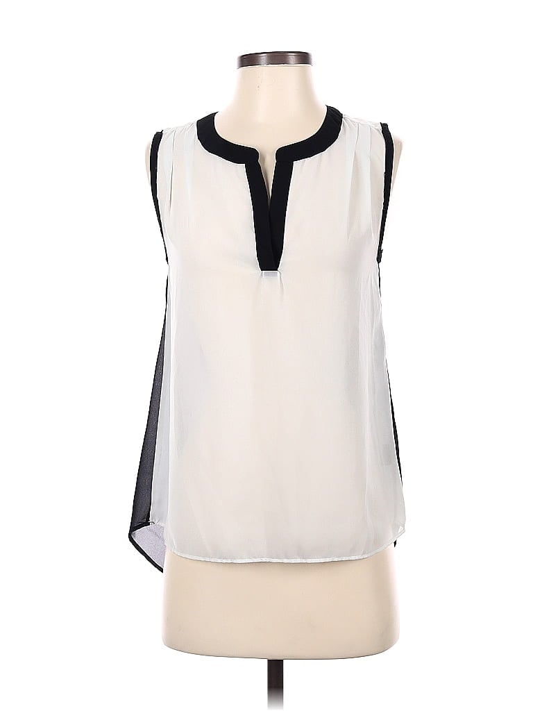 Pre-owned W118 By Walter Baker Sleeveless Blouse In White
