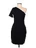 Theory Solid Black Cocktail Dress Size M - photo 1