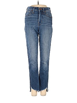 Madewell 10" High-Rise Skinny Jeans: Cutout Tulip Hem Edition (view 1)
