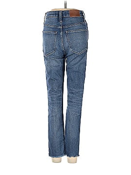 Madewell 10" High-Rise Skinny Jeans: Cutout Tulip Hem Edition (view 2)