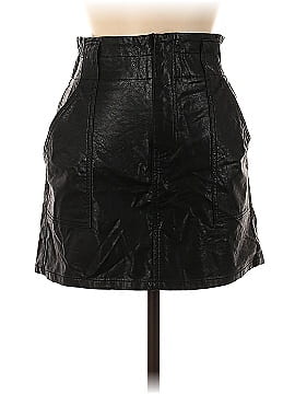 Signature 8 Faux Leather Skirt (view 1)