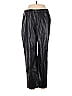 Alfani 100% Polyester Black Faux Leather Pants Size M - photo 1