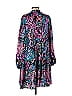Lilly Pulitzer 100% Polyester Paisley Baroque Print Teal Casual Dress Size S - photo 2