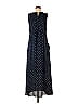 Eclair 100% Polyester Polka Dots Blue Casual Dress Size S - photo 1