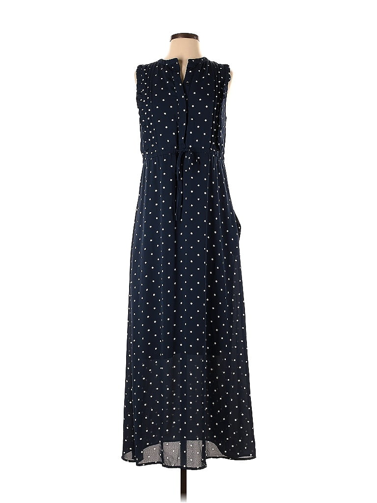 Eclair 100% Polyester Polka Dots Blue Casual Dress Size S - photo 1