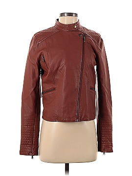 Ett:Twa by Anthropologie Faux Leather Jacket (view 1)