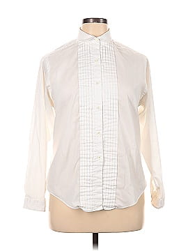 Single Needle Tailoring Long Sleeve Blouse (view 1)