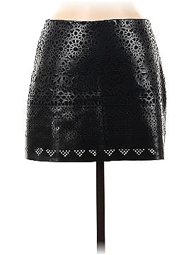 Design Lab Lord & Taylor Faux Leather Skirt (view 1)