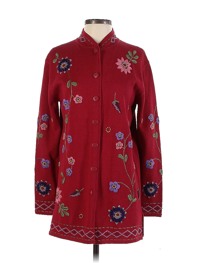 Coldwater Creek Red Cardigan Size S 20 off ThredUp