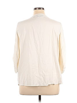 Investments Long Sleeve Silk Top (view 2)