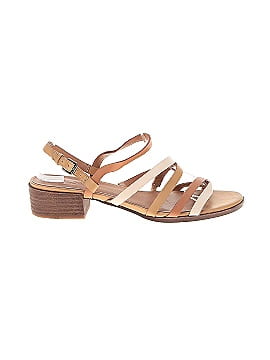 Madewell The Lori Sandal in Colorblock Leather (view 1)
