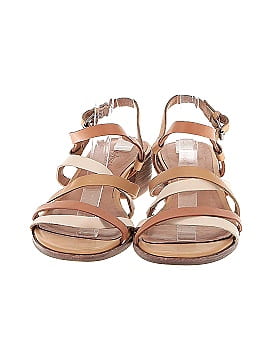 Madewell The Lori Sandal in Colorblock Leather (view 2)