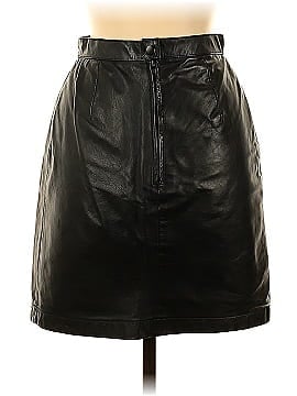Wilsons Suede and Leather Leather Skirt (view 2)